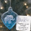 Christmas Tree Ornament Blue Gradient Elephant Pendant 8