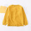 Kids Solid Knit Cardigan Long Sleeve Button Down Orange 4