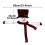 Plush Snowman Tree Topper with Plaid Hat and Scarf 6
