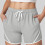 Women's Cotton Shorts High Waist Drawstring Summer 2