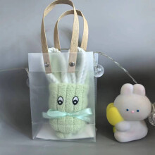 Fleece Handkerchief Towel Small Square Rabbit Shape