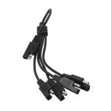 SAE Y Splitter Adapter Cable 18AWG 1-to-2/3/4