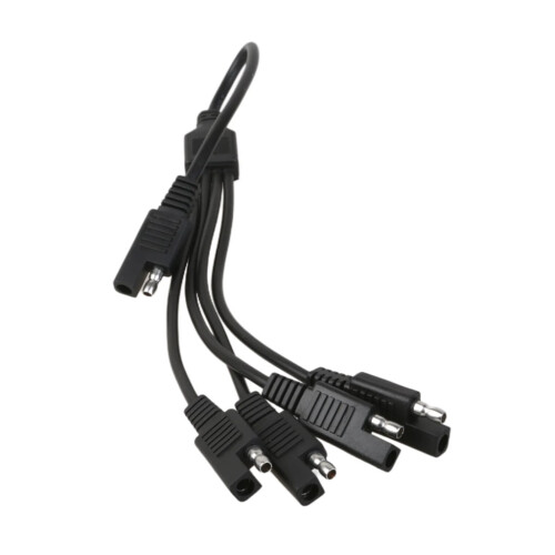 SAE Y Splitter Adapter Cable 18AWG 1-to-2/3/4