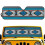 Jeep Windshield Sun Shade Blue Aztec Tribal Reflective Mat 1