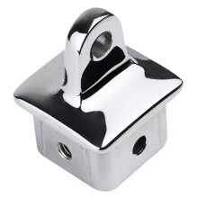 2Pack Marine Bimini Top Eye End Square Internal Eye End for Boat , Yacht,Tube Boat Bimini Top and Marine Cover Hardware