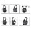 Mast Lock Directional Password Padlock for Gym and Office 6