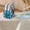 Snowflakes Polyester Travel Steamer Pouch Case Only 3