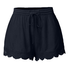Women's Plus Size High-Waisted Paperbag Shorts