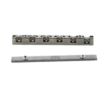 6-Saiten Gitarre Sattel Ersatz 42mm Chrom 6-Saiten Gitarre Sattel für Akustische E-Gitarre Reparatur