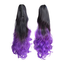 Ponytail Extension Claw Clip Wavy Long Tail Hairpiece for