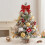 Mini Christmas Tree LED Pre-lit Snow Flocked Tabletop Decor 4