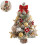 Mini Christmas Tree LED Pre-lit Snow Flocked Tabletop Decor 5