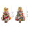Mini Christmas Tree LED Pre-lit Snow Flocked Tabletop Decor 6