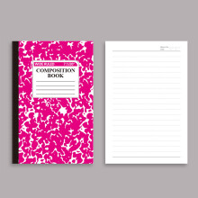 A5 Sewing Notebook Patterned 30 Sheets 60 Pages
