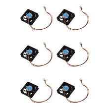 6pièces 60mm X 60mm X 15mm 3 Broches Ventilateur de Refroidissement avec Metal Protection des Doigts