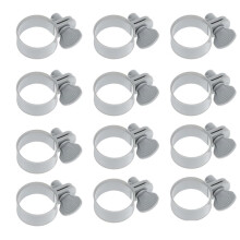 Colliers de Serrage Réglables en Plastique pour Tuyaux de 1-1/4", Idéaux pour les Raccords de Tuyaux de Piscine et de Jardin