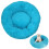 Plush Round Pet Bed Soft Washable Nest for Small to Medium 2