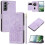 Leather Flip Wallet Case for Samsung Galaxy S21+ 5G Purple 1