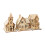 Christmas Wooden Houses with LED Lights 3pcs 1
