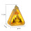 Christmas Triangle Lantern with LED Lights White 2