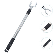 Closet ceiling reach pole adjustable telescopic rod with