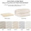 Queen Comforter Set Ivory 3-Piece Boho Lightweight Quilt 2