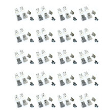80Pcs RC Car Metal Shock Tower Bracket Kits Shock Sbsorbers Extension Seatfor 1/16 WPL C-14/C-14K/C-24/C-24K
