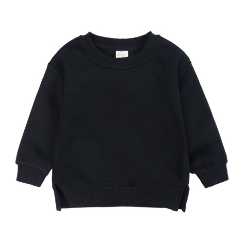 Children's Solid Pullover Sweatshirt Top Coat