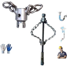 Flexible Shaft Sewer Descaling Chain PVC Pipe Tool Single