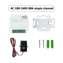 Tuya WiFi Electricity Meter 2.4GHz Wi-Fi for Life Alexa and Assistant AC 100-240V