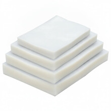 Lot de 100 Sacs de Mise Sous Vide (15 X 20 cm), Sacs de Compression Transparents pour la Conservation des Aliments (Viande, Légumes)