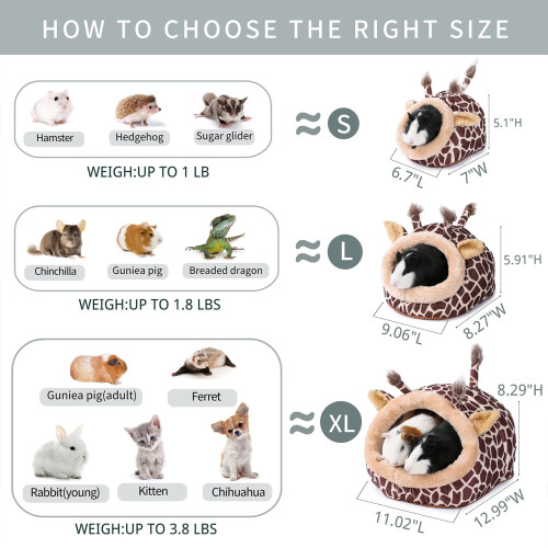 Small Animal Bed Accessories for Cage Habitat 2