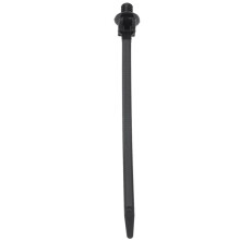 Nylon Push Mount Car Dome Cable Zip Tie, 162mm Length, 60 Pcs, Black