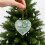 Heart-Shaped Sea Glass Ornament Handmade 1pc 1