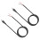 RCA Speaker Cable 24 AWG 3.4 ft 2-Pack Bare Wire Solder 1