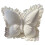 Butterfly Pillow Plush Decorative Cushion with Lace Ruffle 1