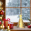 Glass Christmas Tree Lighted Tabletop Night Light 6