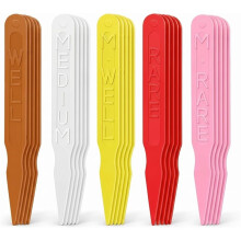 1000 Stuks 3" Steak Markers, Temperatuurstokken Vlees Gaarheidsprikkers, 5 Gaarheidslabel Niveaus, van Rauw Tot Goed Doorbakken voor Feest