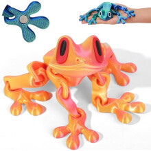 3D Printed Magnetic Frog Articulated Collectible 8 inch