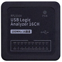 USB Logic Analyzer 16CH, Compacte USB-C Logic Analyzer, RP2350A Microcontroller, 16CH Digitale Signaal Synchronisatie Acquisitie