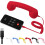 Type-C Retro Bluetooth Telephone Handset Pink 1