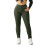Women's Fleece-Lined Thermal Leggings Solid Color High 1
