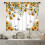 Yellow Sunflower Kitchen Curtains 27.5x39 in 2-Panel Rod 1