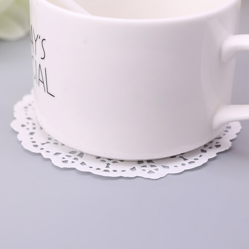 Lace Coasters Set of 100 Paper Texture Table Place Mats 1
