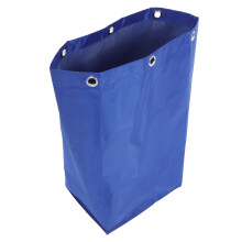 EXHUMKY cleaning cart bag blue reusable fabric with hooks