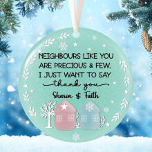 Acrylic Christmas Ornament Pendant 2D Flat