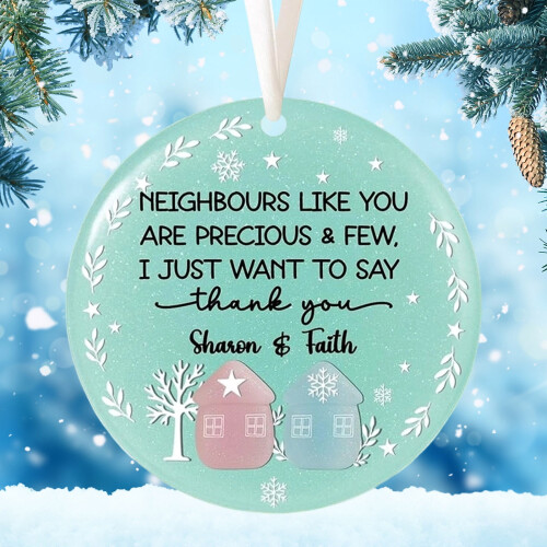 Acrylic Christmas Ornament Pendant 2D Flat
