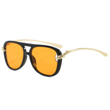 (Black Orange)Elegantes gafas de sol con protección Uv400 para entusiastas del regalo de viajes de moda