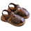 Children's Sandals Open Toe Breathable Rubber Sole Brown 1