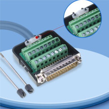 Złącza PCB DB25 Męski / Żeński 25Pin z Wyjściem do Domowych Ulepszeń z Śrubami Ręcznymi Męski Wtyk